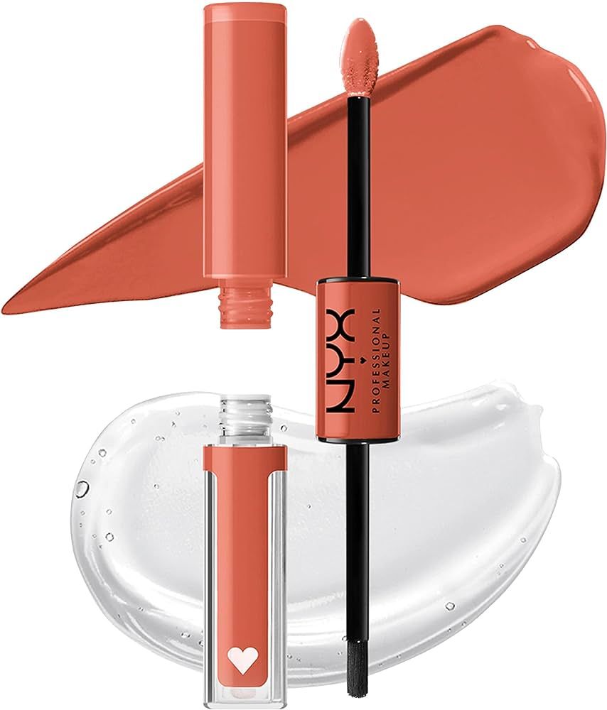 NYX PROFESSIONAL MAKEUP Shine Loud, Long-Lasting Liquid Lipstick with Clear Lip Gloss - Goal Crus... | Amazon (US)