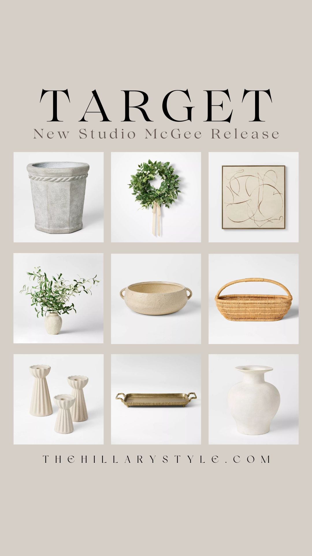 Target New Studio McGee with Threshold Release 

Target home, home decor, home finds, decorative objects, art work, candle stick holders, decorative vases, wreaths, new home finds.  

 #LTKSeasonal #LTKHome #LTKStyleTip