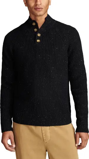 Lucky Brand Nep Half Button Sweater | Nordstrom | Nordstrom