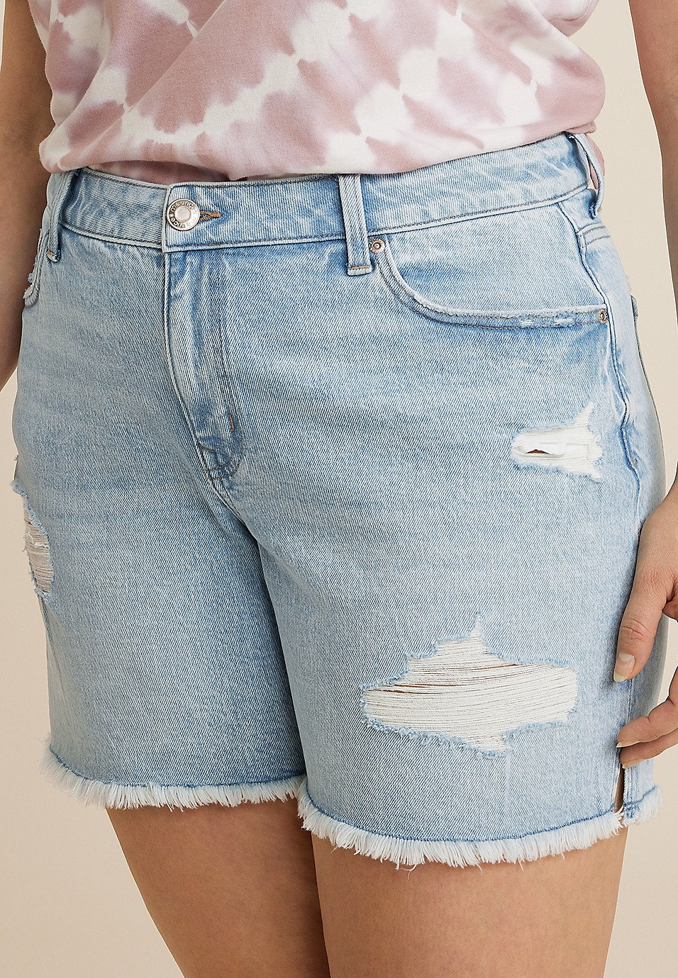 Plus Size m jeans by maurices™ Curvy High Rise 6in Short | Maurices