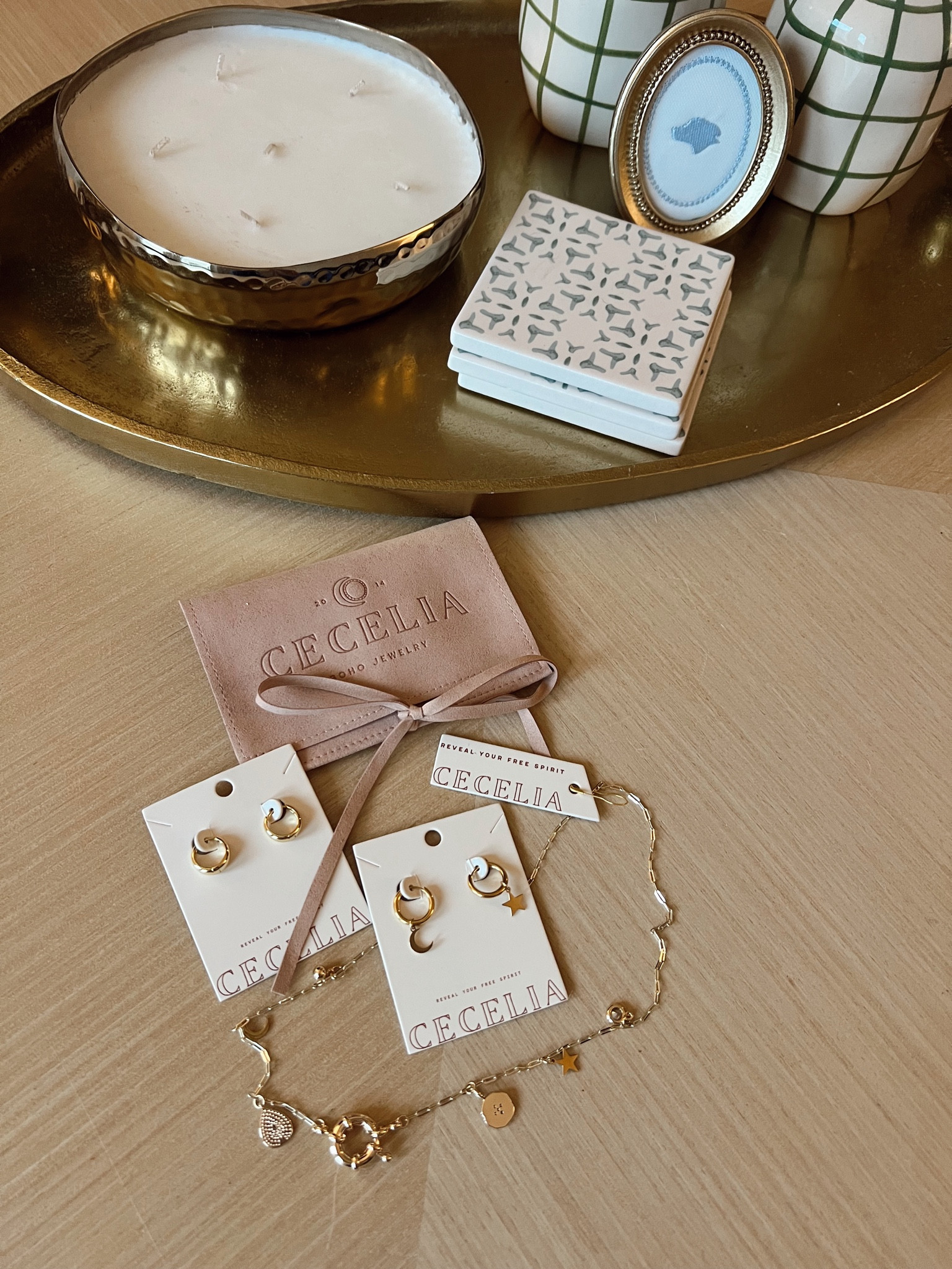 @Ceceliajewelry is 100% waterproof and made with high-quality stainless steel, so you can wear it every day—rain or shine, gym or beach! No tarnishing, no green skin—just effortless style!!✨

#LTKSeasonal #LTKFindsUnder100 #LTKBeauty