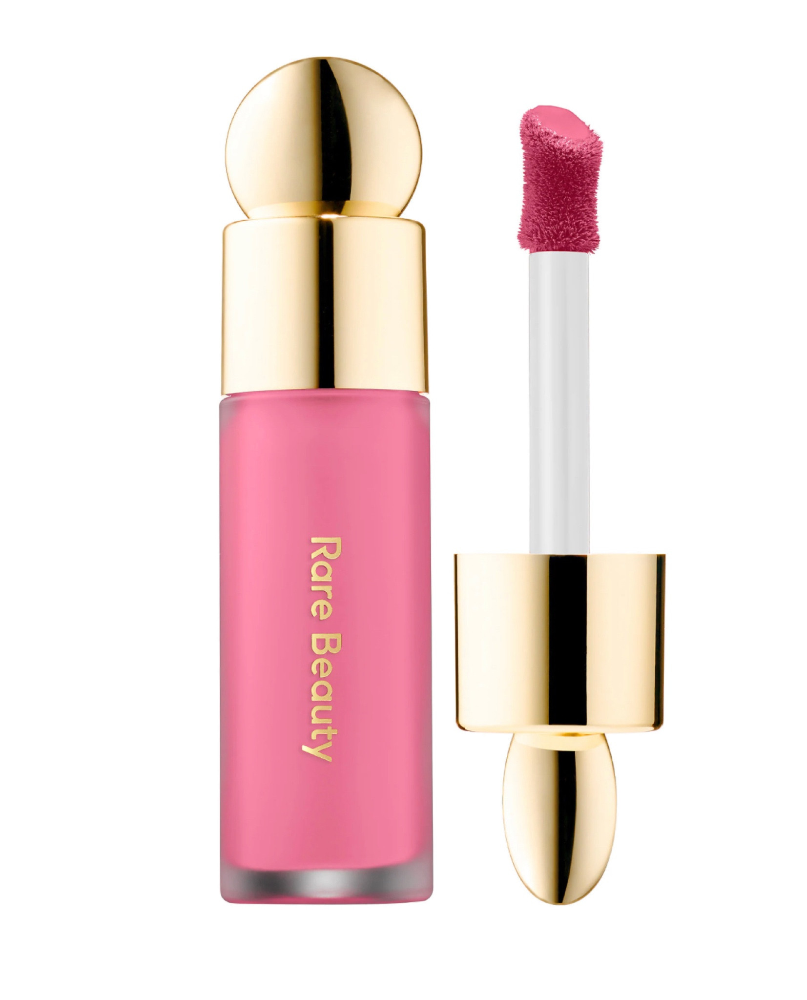 Rare Beauty liquid blush that I pair daily with the matching lip oil! Both so easy to apply while on the go. This combo always makes me feel alive when I am constantly going with both the kiddos. Rare Beauty offers other color options that match your skin tone best! Don’t miss out on these 😍

#LTKGiftGuide #LTKbeauty