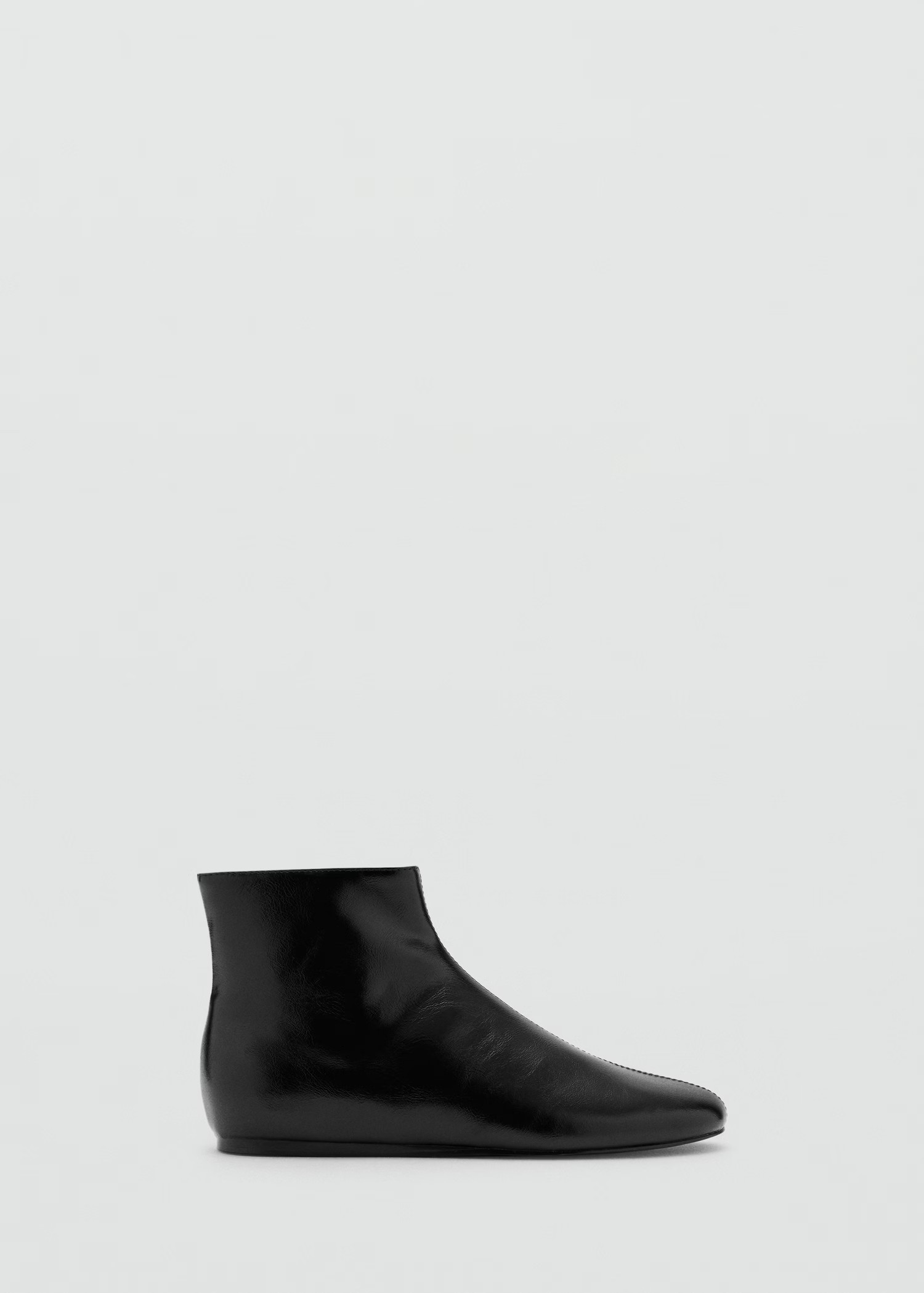 Flat ankle boots with zip | Mango (US/MX/AU)