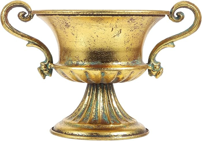 Retro Metal Flower Pot 9.25X6.29In Vintage Iron Planter for Home D Cor Floral Arrangement Compact... | Amazon (US)