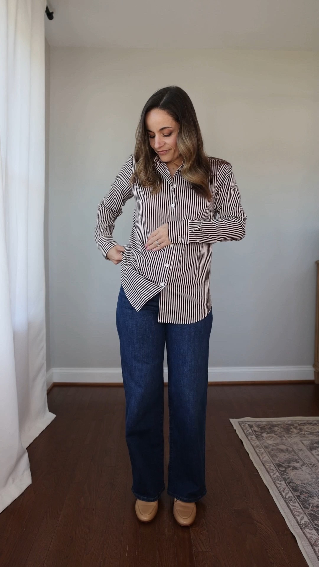 I’m often asked how I tuck in my tops. I don’t have any special tricks but here is how I tuck and style a button down from start to finish. 

Jeans: petite 24 (I have definitely shrunk these a little bit in the dryer 😅 I know, hanging to dry is best - they start out from the store with a 28” inseam!)
Top: xxs

#LTKPetite