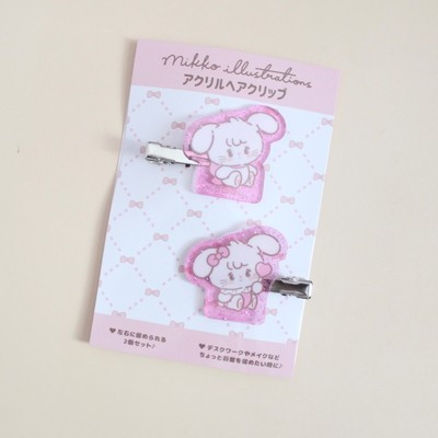 Mikko Illustration Cammy hair clips set of 2 2024 Japan popup brand new  | eBay | eBay US