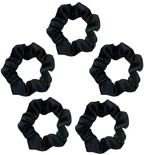 Amazon.com : Kitsch Pro Satin Scrunchies, Hair Scrunchies for Frizz Prevention, Satin Hair Ties f... | Amazon (US)