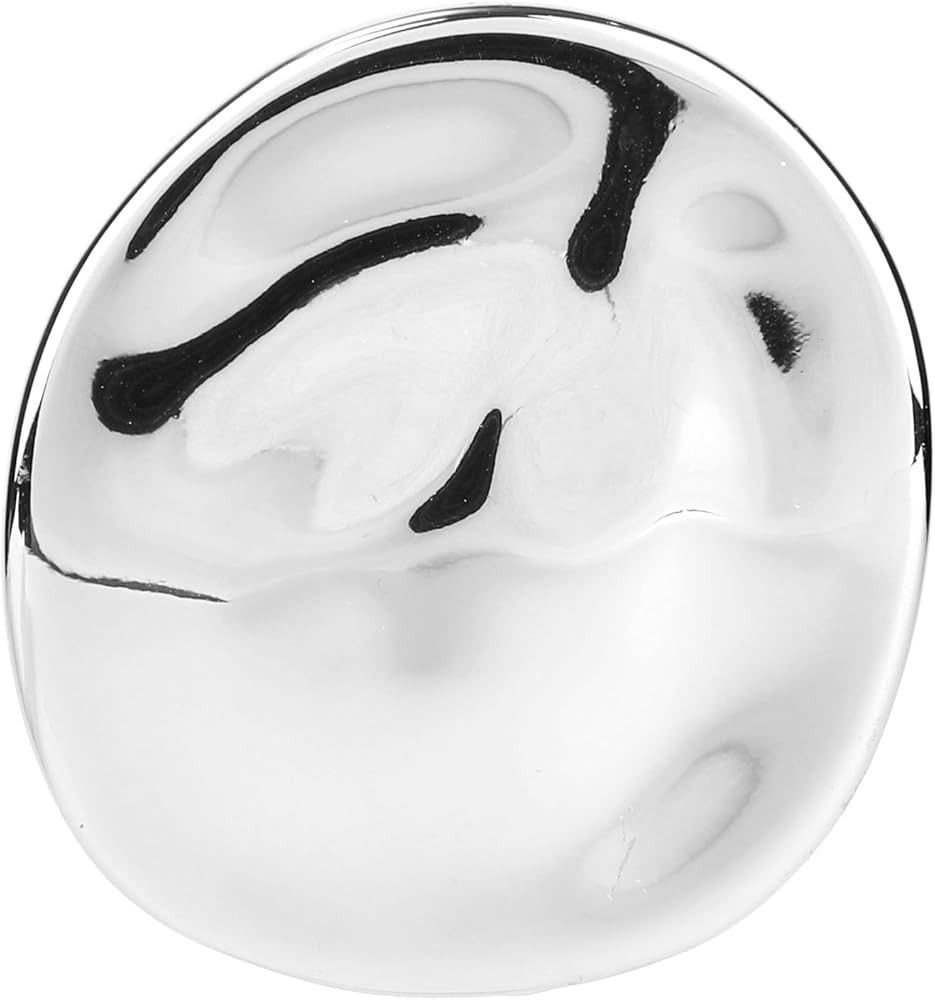 Geometric Metal Brooch Pin, Irregular Large Round Vintage Brooches for Women Men Stylish Lapel Pi... | Amazon (UK)