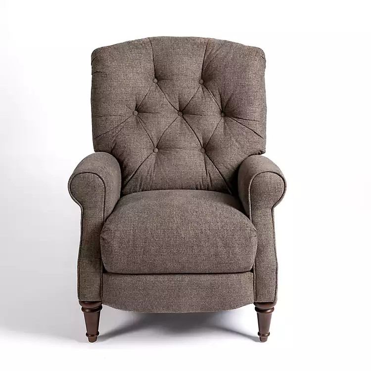 New! Gabor Ash Tufted Upholstered Recliner | Kirkland's Home