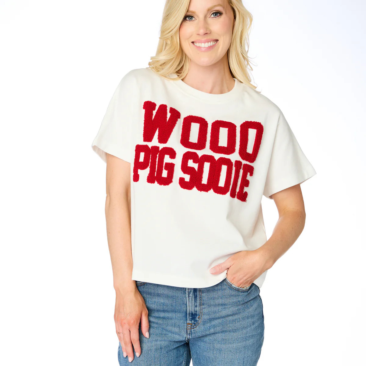 The Wooo Pig Sooie Chenille Team Top | BuddyLove