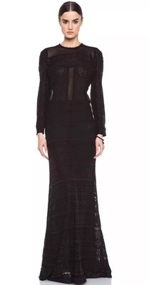 $1,495 Isabel Marant Talma Embroidered Vintage Lace Gown Maxi Long Dress FR 36  | eBay | eBay US