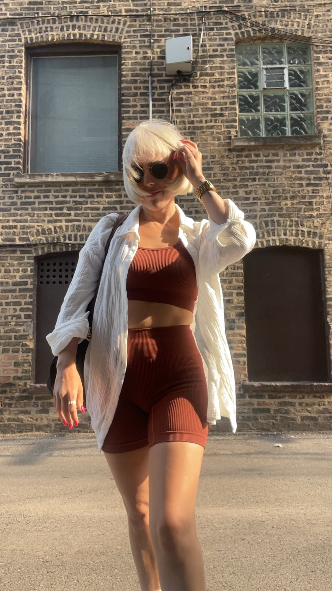 2 piece set from Shein paired with Converse High Top Allstars  

#LTKstyletip #LTKunder100