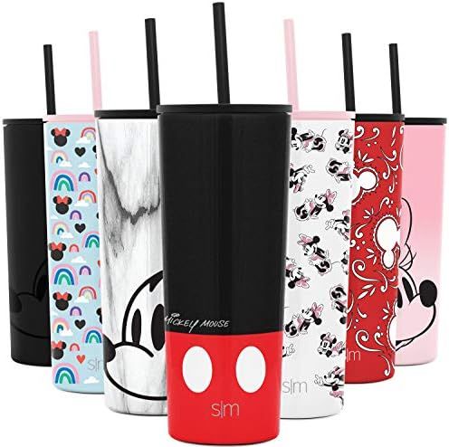 Simple Modern Disney Character Insulated Tumbler Cup with Flip Lid and Straw Lid | Reusable Stain... | Amazon (US)