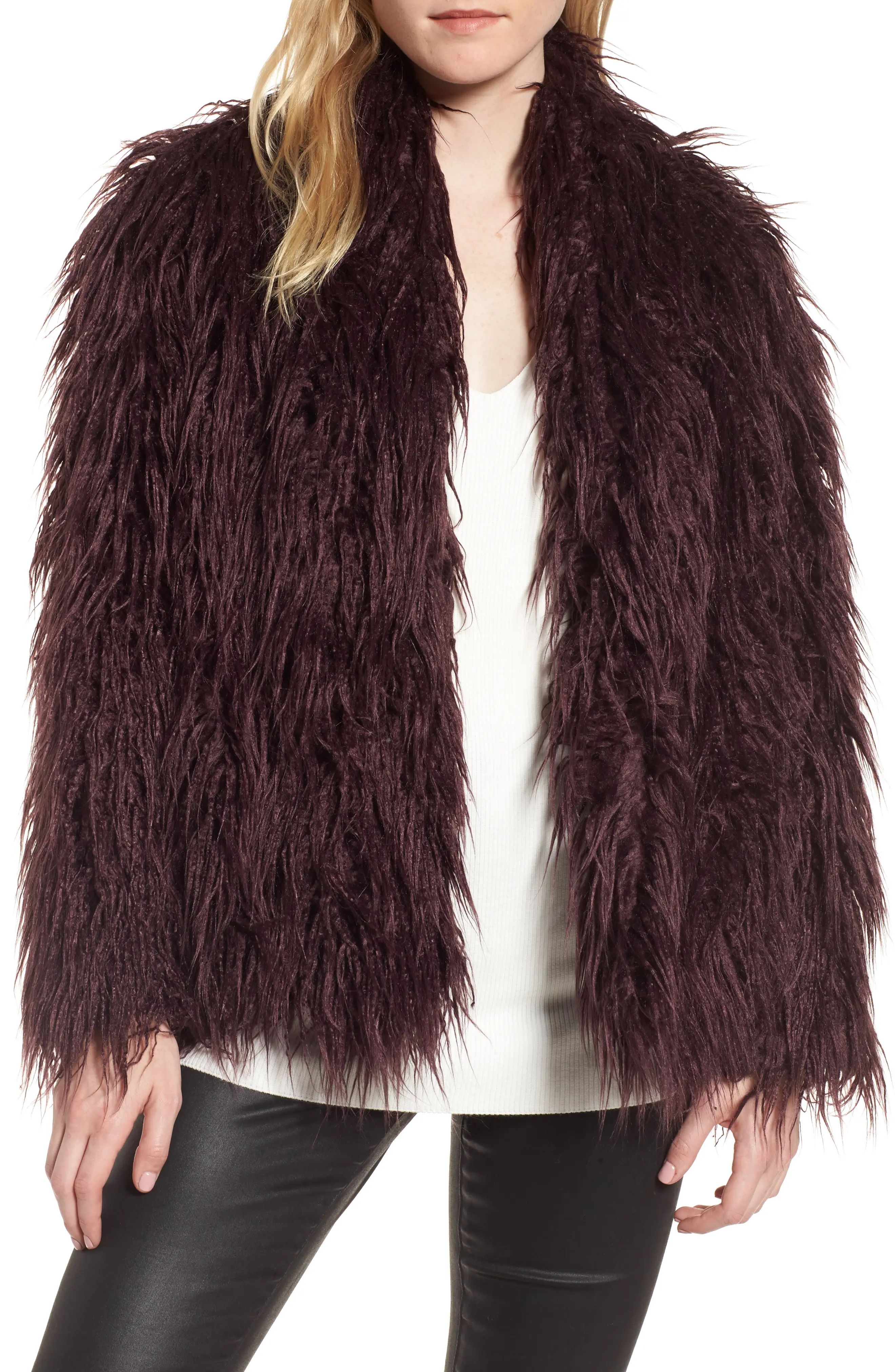 Shaggy Faux Fur Jacket | Nordstrom