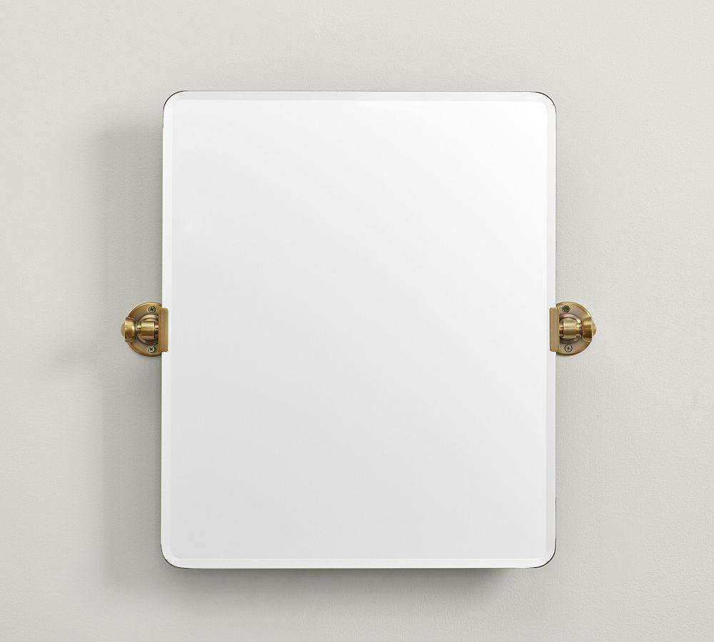 Vintage Frameless Rectangular Pivot Mirror - ADA | Pottery Barn (US)