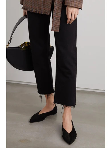Moa Ballerinas aus Veloursleder | NET-A-PORTER (UK & EU)