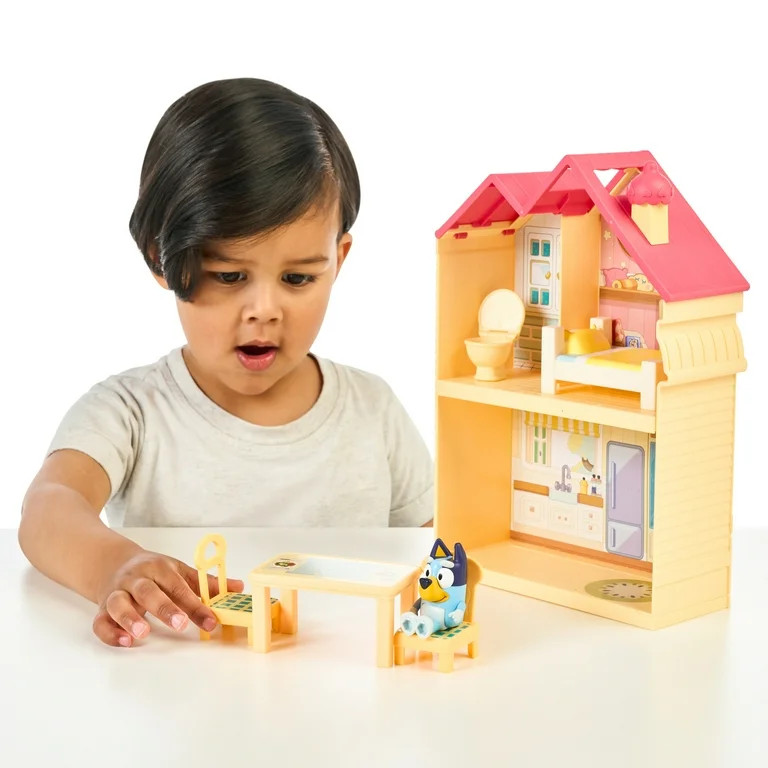 Bluey Mini Home Playset, Includes Bluey Figure With 5 Play Pieces , Toddler Toy | Walmart (US)