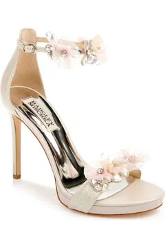 Badgley Mischka Cardi Crystal Embellished Sandal | Nordstrom