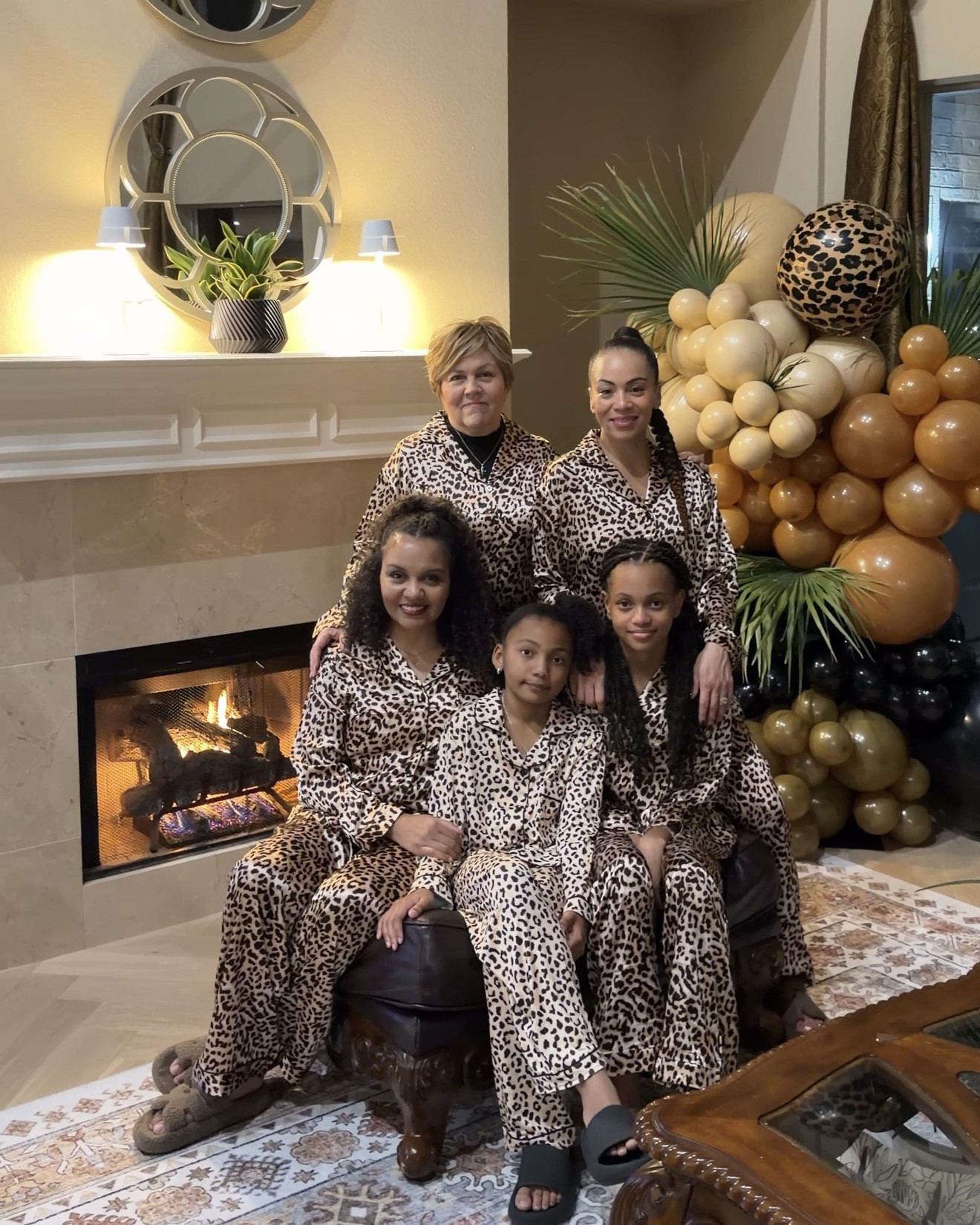 From celebration to comfort — champagne, cake, and matching cheetah pajamas with family. The perfect ending to 42. 

#LTKOver40 #LTKHome #LTKmomlife
