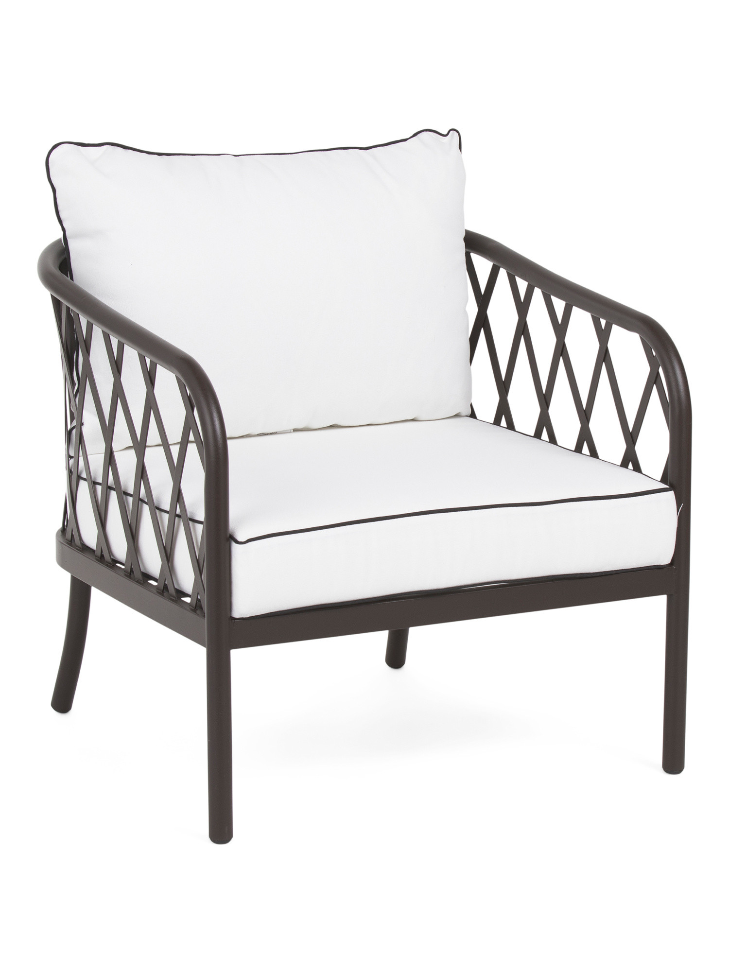 29x28 Outdoor Metal Frame Accent Chair | TJ Maxx