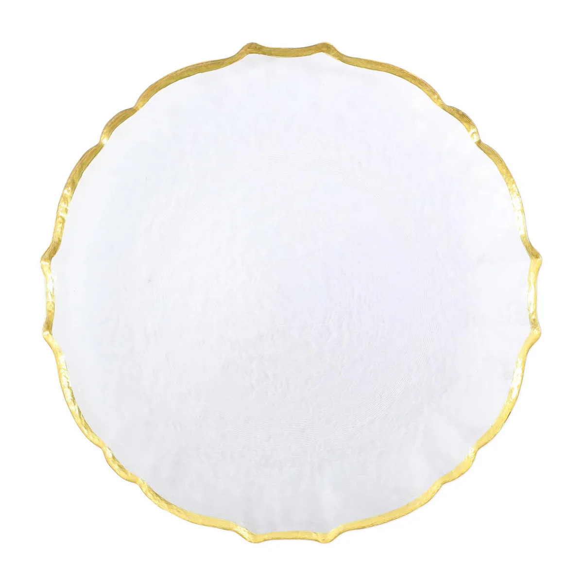 Baroque Glass Clear Service Plate/Charger | Lord & Taylor
