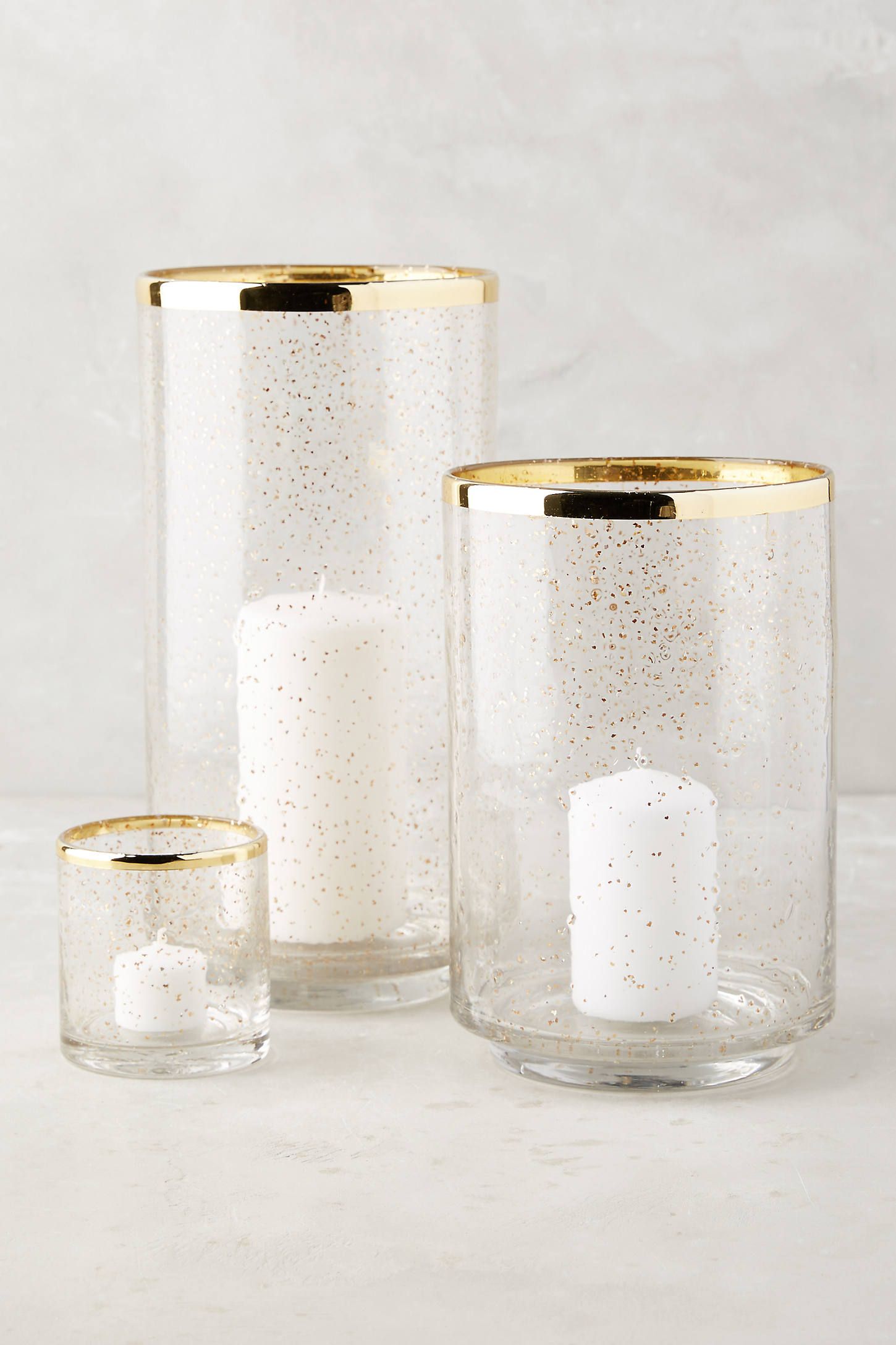 Gold-Flecked Votive | Anthropologie (US)