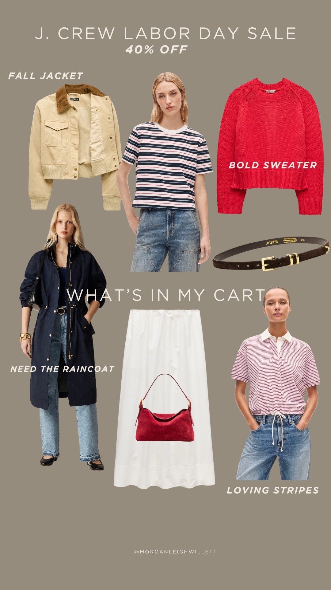 J. Crew Sale! What I have currently in my cart for fall 😍

#LTKgrwm #LTKootd #LTKSaleAlert