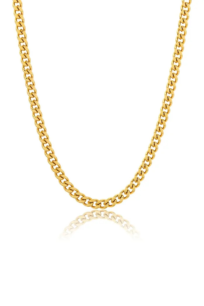 14K Gold Vermeil 5mm Cuban Link Chain | Nordstrom Rack