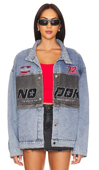 Lo Jacket in Denim | Revolve Clothing (Global)
