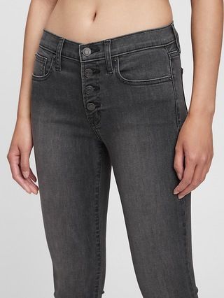 Mid Rise True Skinny Jeans with Washwell | Gap (US)