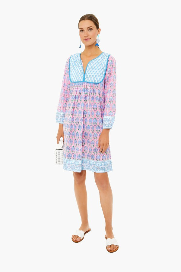 Eva Pink Pineapple Jaipur Dress | Tuckernuck (US)