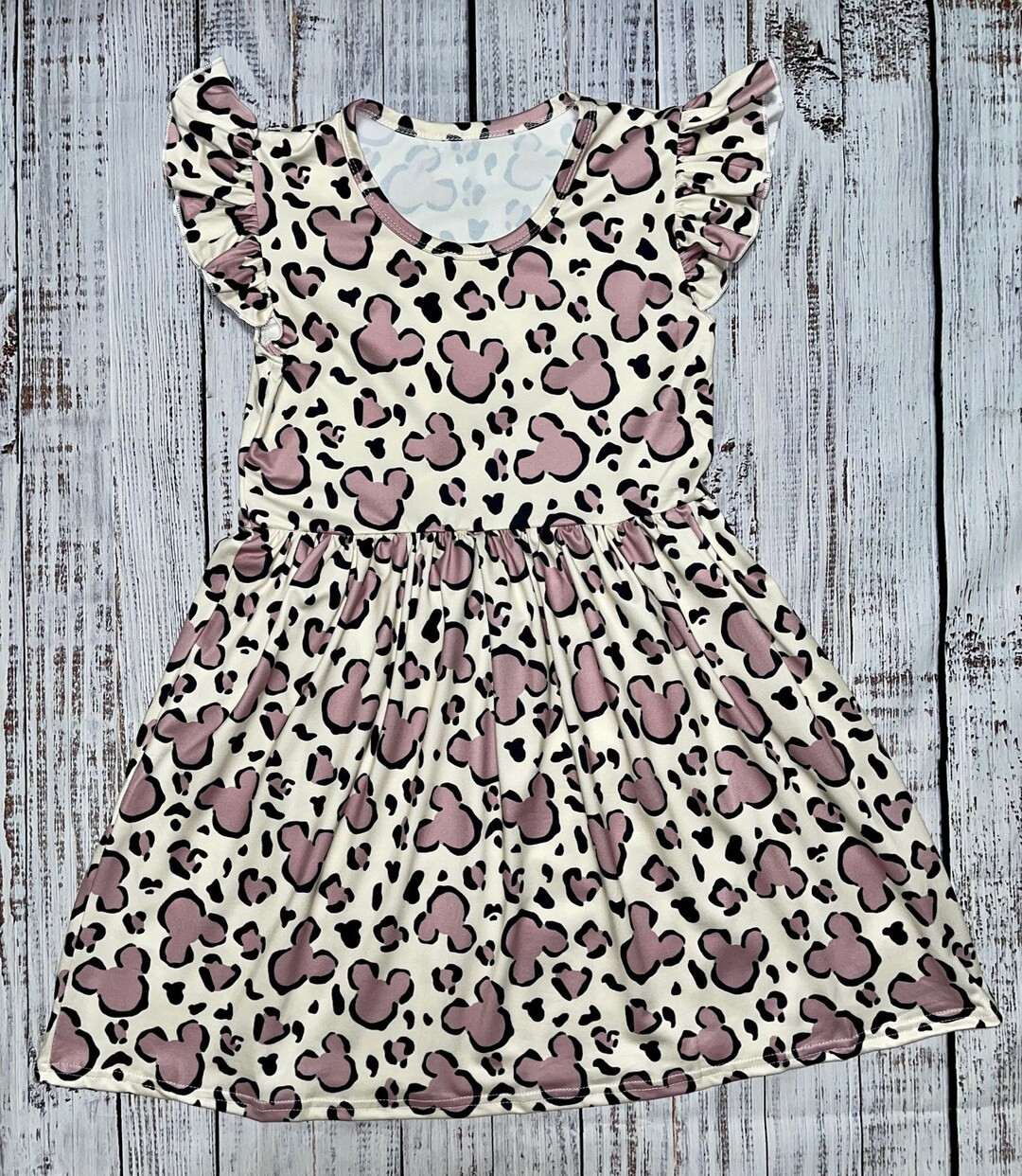 Leopard Cheetah Mouse Inspired Dress - Etsy | Etsy (US)