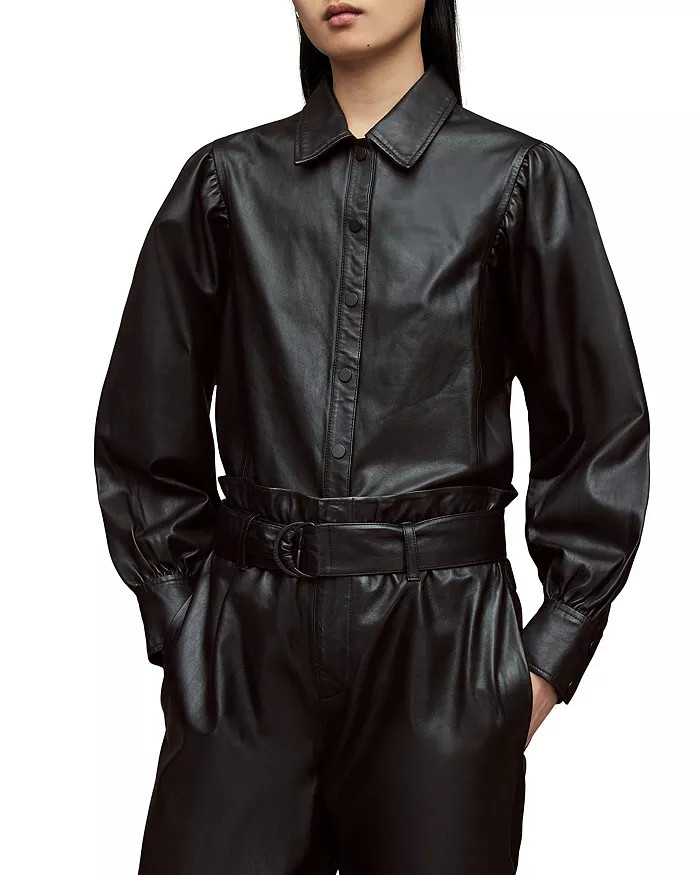 Bella Leather Shirt | Bloomingdale's (US)