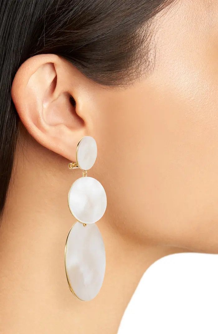 liana stacked disc earrings | Nordstrom Rack
