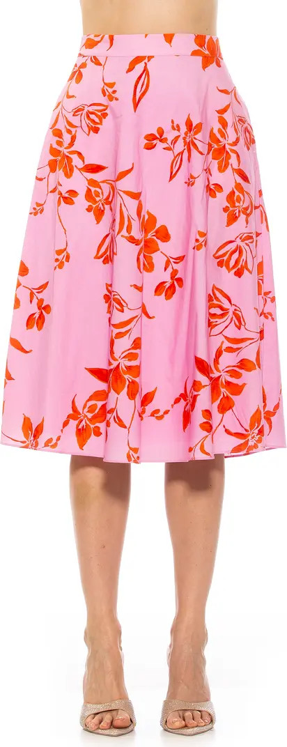 Mabel Flared Midi Skirt | Nordstrom Rack