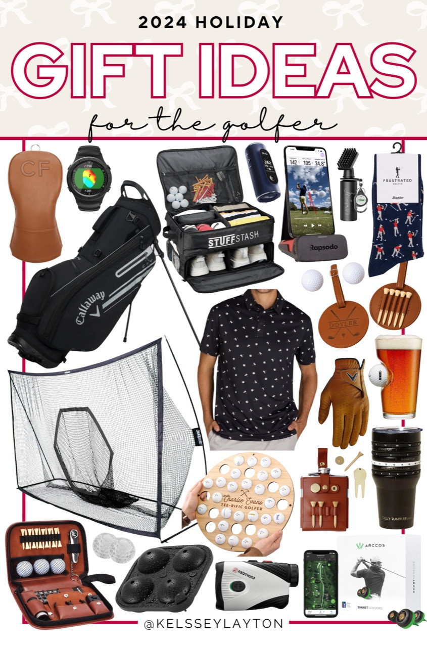 Gift guide for the golfer, Christmas gift ideas for a golfer, golf gifts, kelssey Layton gift guide 

#LTKMens #LTKFindsUnder100 #LTKGiftGuide