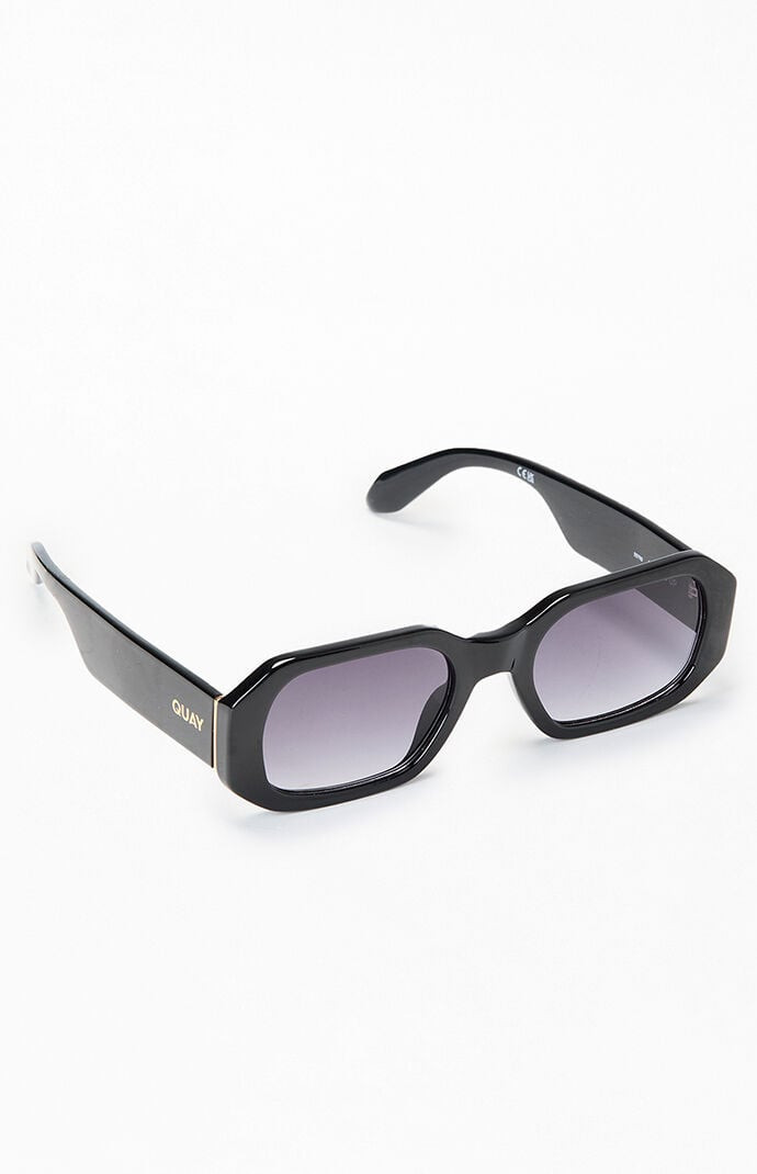 Quay Hyped Up Sunglasses in Black | PacSun