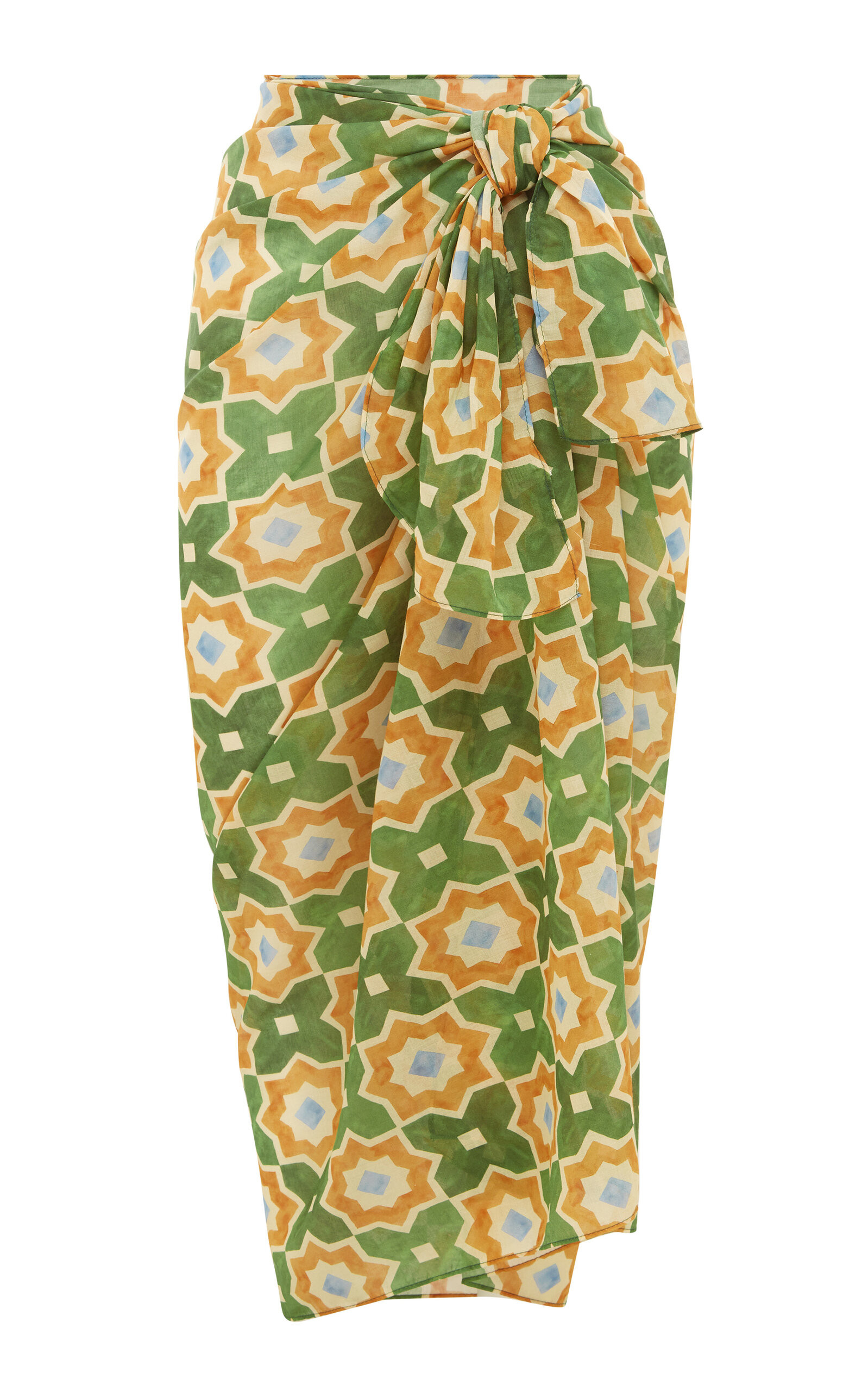 Printed Organic-Cotton Square Pareo | Moda Operandi (Global)