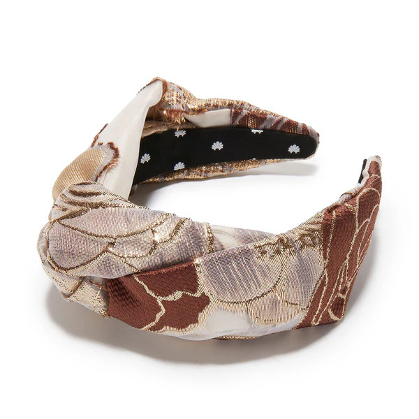 PLUM BLUSH GRETA FLORAL LACE HEADBAND | LELE SADOUGHI