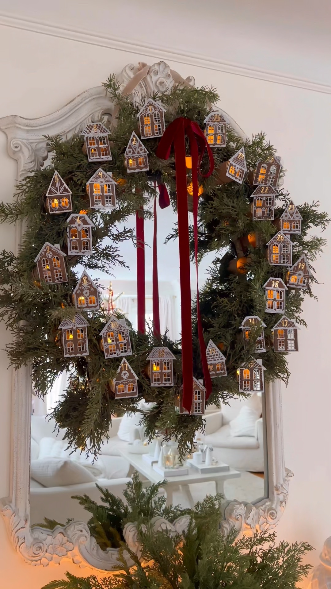 Christmas advent calendar wreath 

#LTKHome #LTKdayinmylife #LTKHoliday