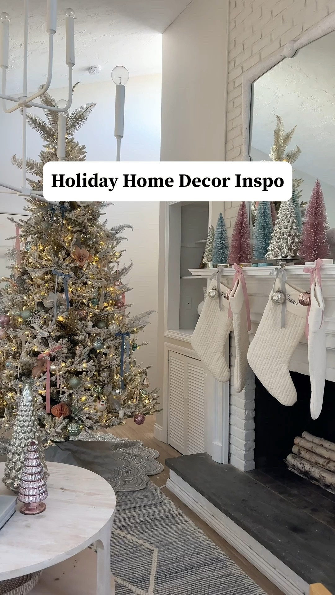 Flocked white Christmas Tree, Holiday home decor, Christmas Decor - my pre-lit tree is 9 feet for $599. The 7.5 ft is $399.
This is the best one I've found and it's beautiful. There are two flocked options  at Home Depot from the Home Decorators brand but mine is the only Fraser Fir style, which is the most attractive one. 

My quilted monogrammed stockings are the large size.


#fauxtree #christmastree #flockedtree #flocked #christmas #christmasdecor
Flocked tree, white flocked Christmas tree, holiday home, faux tree, artificial Christmas tree, Christmas decorations, king of christmas, snowy tree, green Christmas tree, white Christmas tree, bedroom, home, decor, holiday decor, ornaments, stockings, pastel holiday, white holiday decor, bottle brush trees, pink decor, white Christmas, neutral holiday decor #LTKholiday

#LTKSeasonal #LTKHome