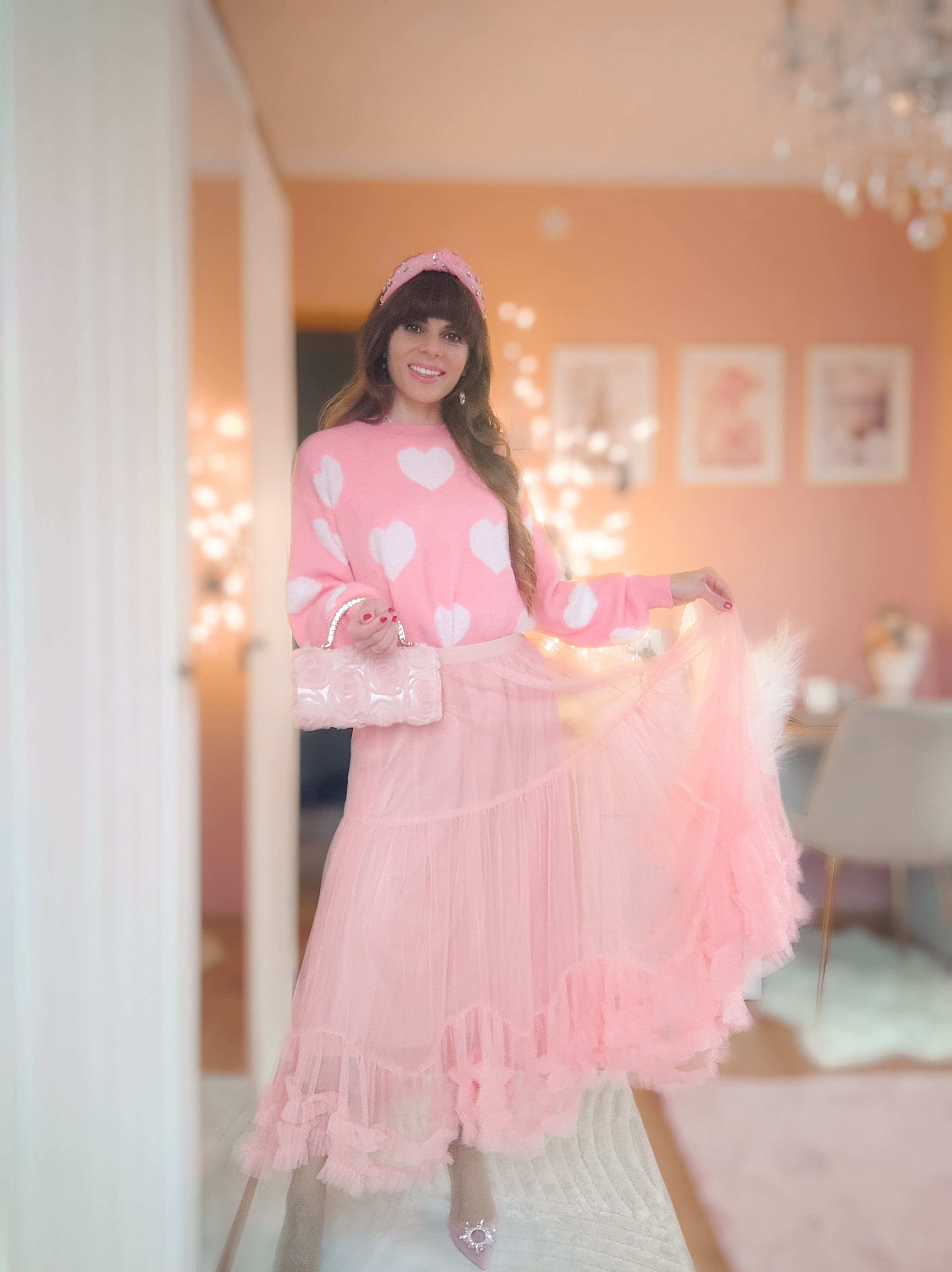 Valentine's Day outfit ideas Pink outfit ideas Tulle skirtHeart sweaterPink bagChicwish outfit ideas Amina Muaddi shoes 

#LTKSeasonal #LTKStyleTip #LTKFindsUnder50