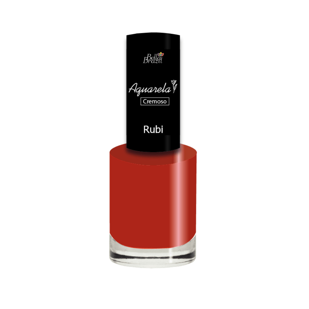 Aquarela 152 Rubi - Esmalte Cremoso 7,5ml Bella Brazil | DrogaRaia (BR)