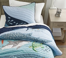 Save Our Seas Quilt &amp; Shams | Pottery Barn Kids
