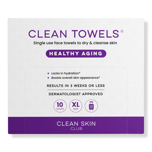 10 ct Clean Towels Healthy Aging Disposable Face Towels - Clean Skin Club | Ulta Beauty | Ulta
