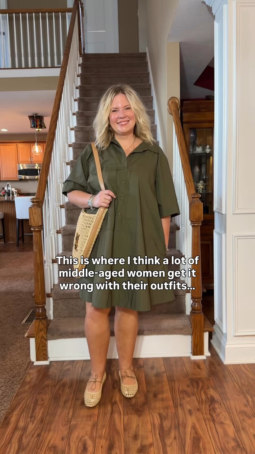 Love this Banana Republic trapeze dress for summer shopping trips!  I’m wearing an XXL but would size down to an XL!! It’s very roomy  

#LTKgrwm #LTKMidsize #LTKOver40