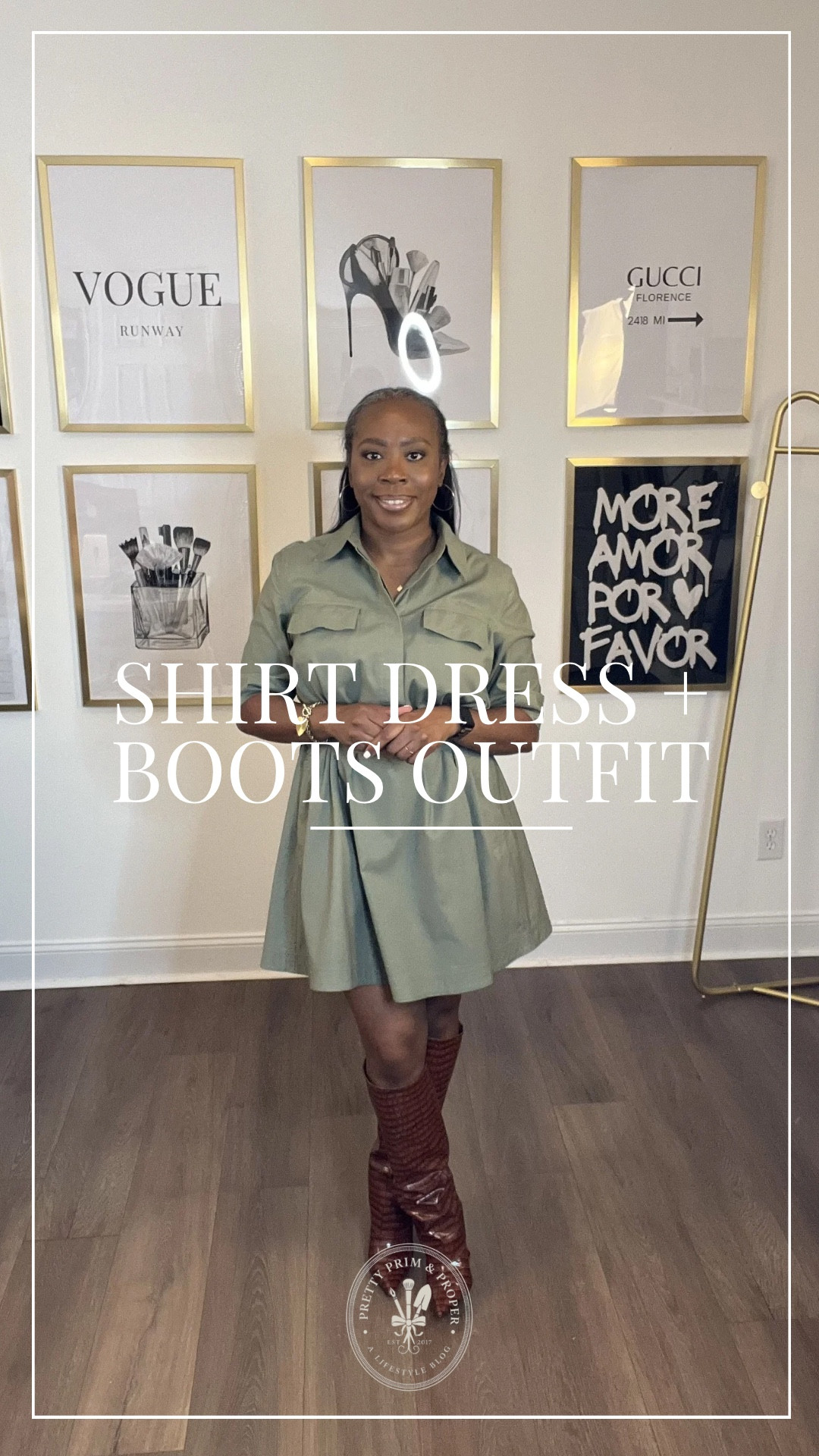 An effortless polished look for work or weekend 🤎
This green shirt dress is structured, flattering, and easy to style. I paired it with cognac boots and gold accessories for a classic, elevated finish.

Everything is linked here ✨

#LTKootd #LTKOver40 #LTKWorkwear