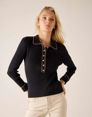 Ludlow Long Sleeve Polo | Mersea (US)