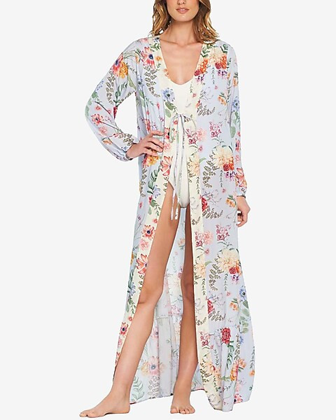 KIBYS Ada Printed long Kimono | Express