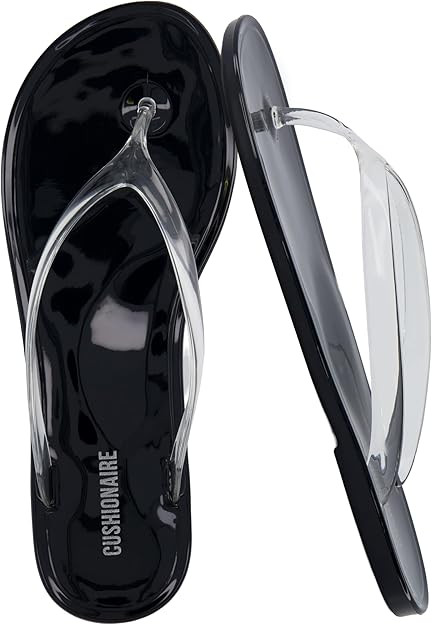 CUSHIONAIRE Splash Jelly Flip Flops for Women With Flexible Sole, Soft Footbed Summer Sandals for... | Amazon (US)